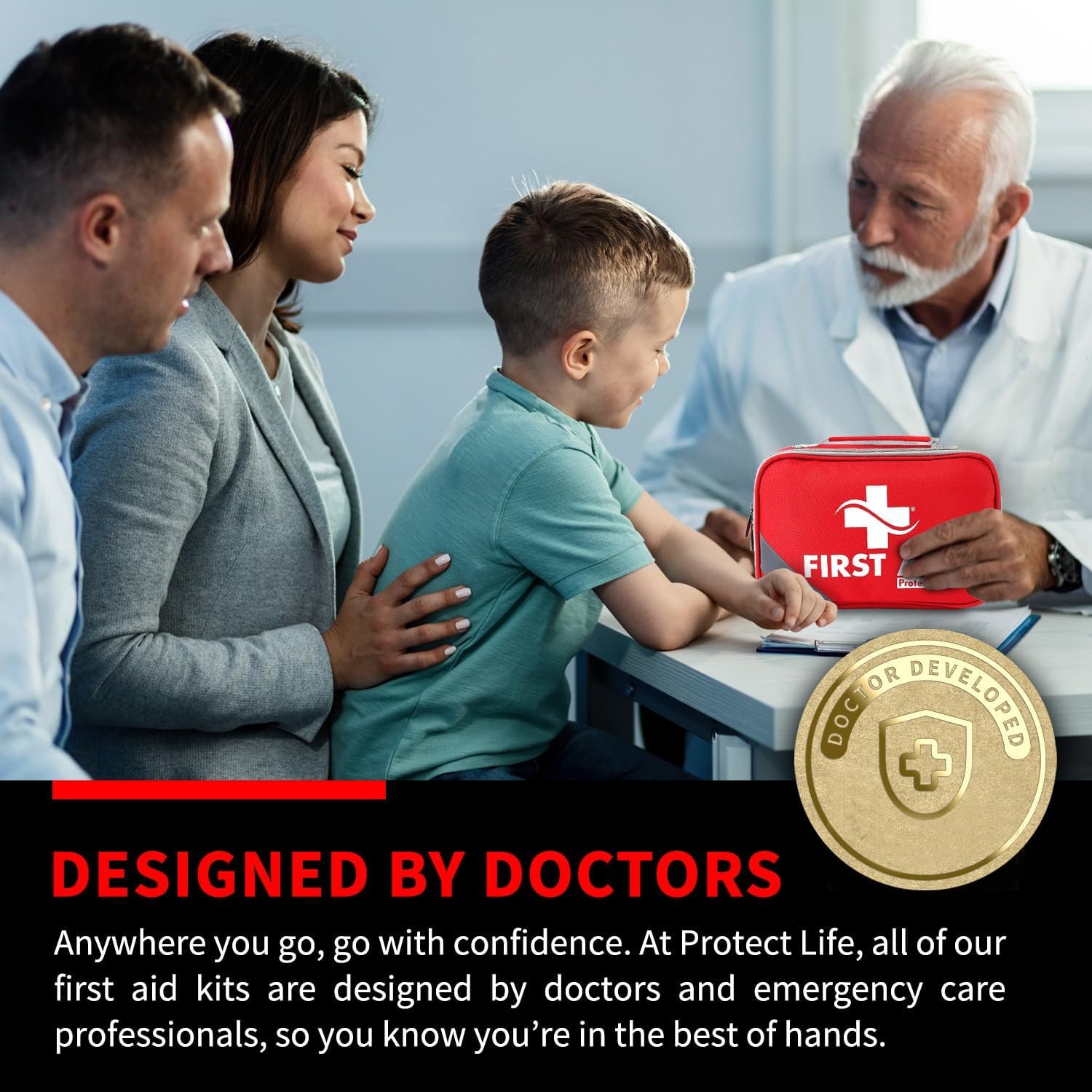 kit de primeros auxilio Protect Life 250 piezas para el hogar/negocios: Nuevo 2026 - Imagen 9